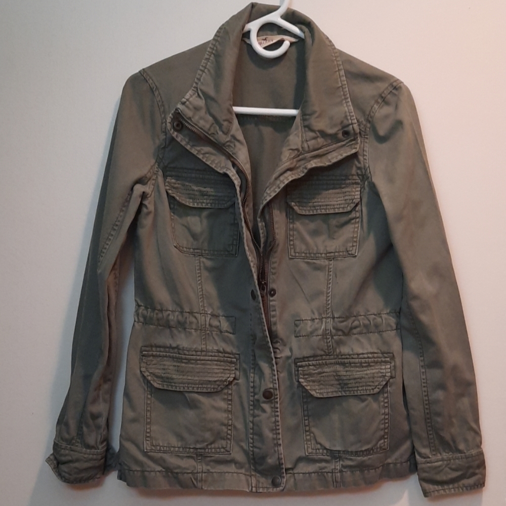 Hollister Green Jacket